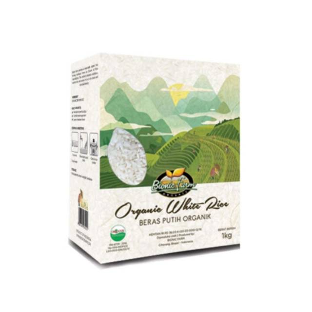 Bionic Farm Organic White Rice (Beras putih organic) 1kg-2kg