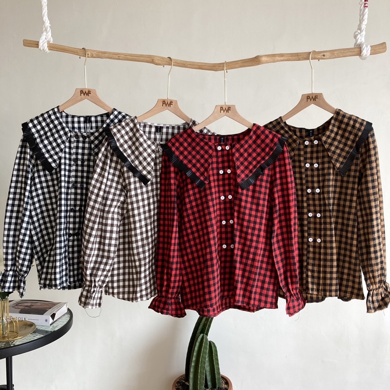 Fanya Korean Blouse / Baju Atasan Wanita