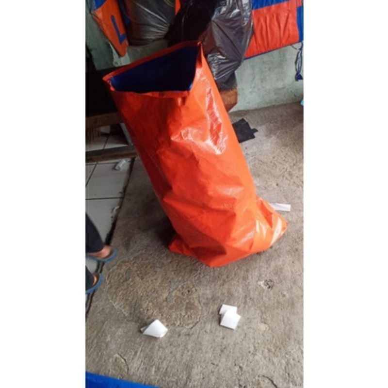 karung kurir terpal 80cm x100cm anti air buat paket a3