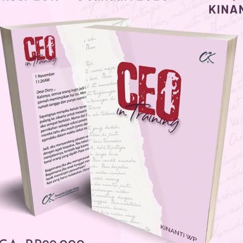 Novel CEO In Training by KinantiWP Wattpad preloved