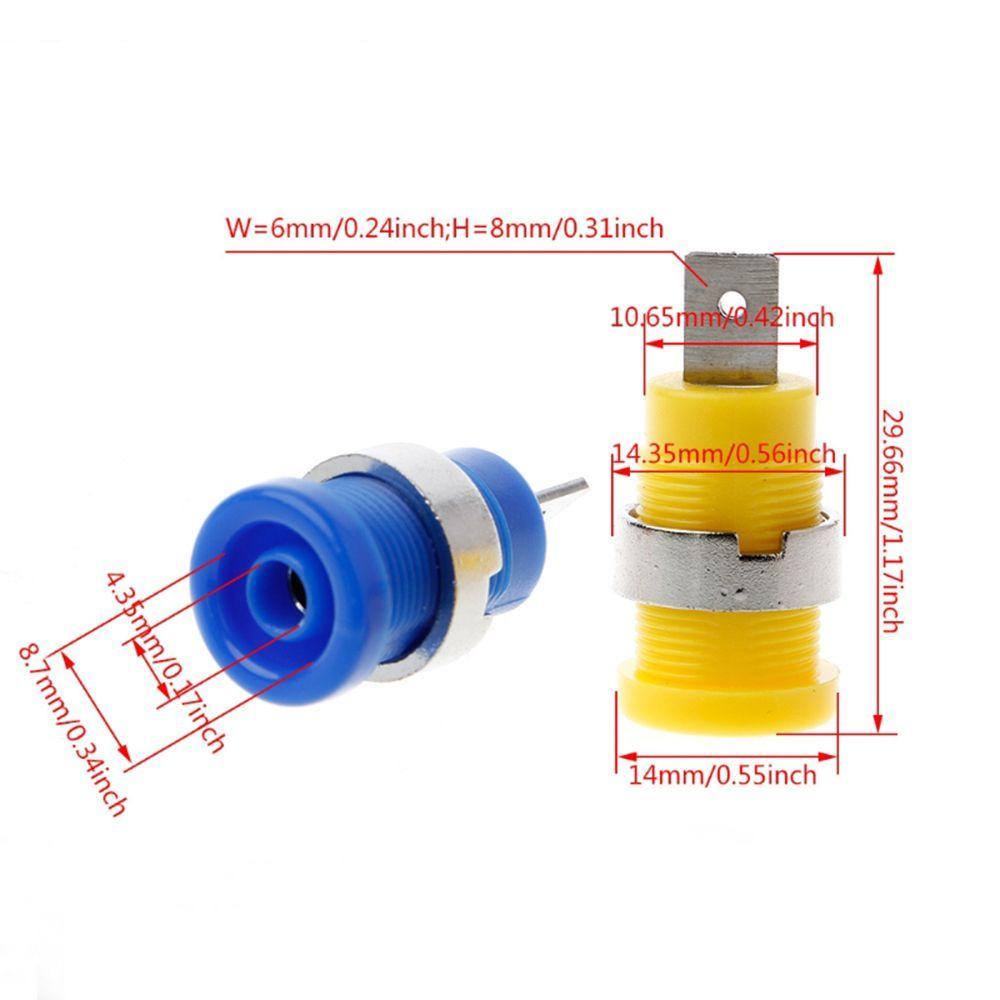 【 ELEGANT 】 Banana Socket Tahanan Tinggi 4mm Female Jack Binding Post Plug