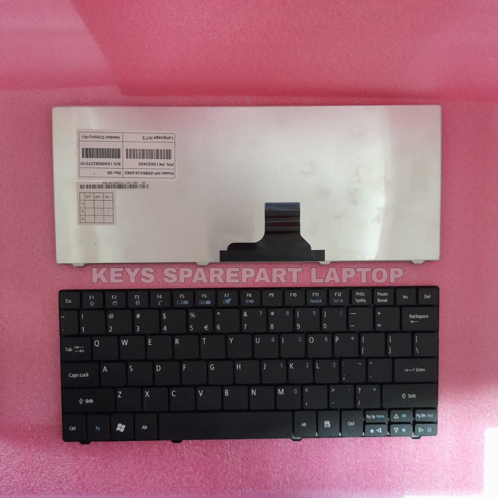 Keyboard Laptop/notebook Acer Aspire One AO 722 753 AO D722 751 752 ZA3 AO721 AO751 721 751H AO722 AO751H SERIES 11.6 12 inc Ferrari 200 Travelmate 8172 TimelineX 1430Z 1810 1830T ZA5 571 1410 MS2298 MS2297 1810T A0753