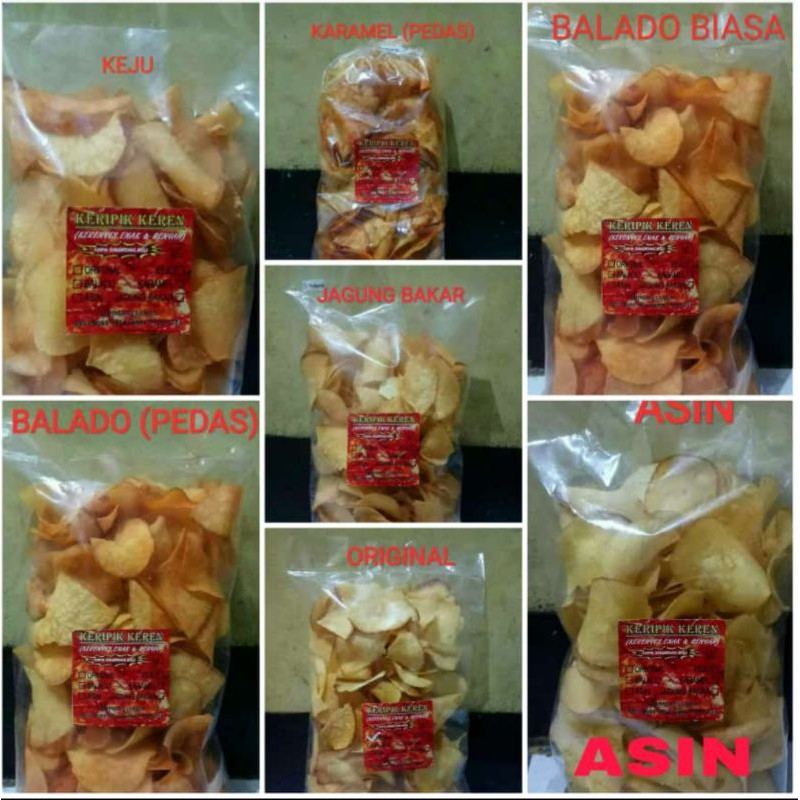 

KERIPIK SINGKONG HOME MADE 160-200 GRAM