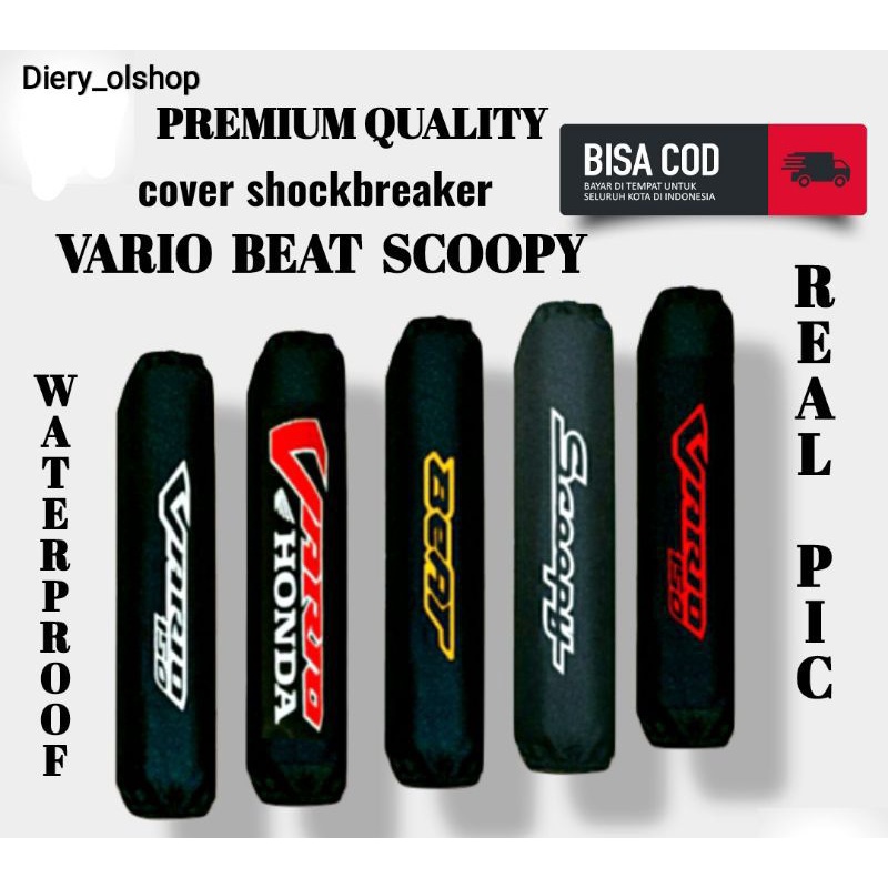 sarung shockbreaker motor beat,vario,scoopy, sarung shockbreaker belakang motor sarung motor termurah