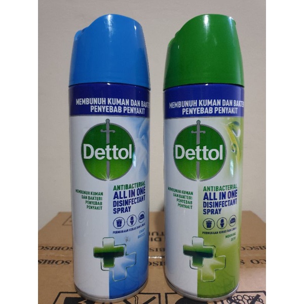 Dettol Spray Disinfectan 450 ml Morning Dew Crisp Breeze Antibacterial Detol Disinfektan