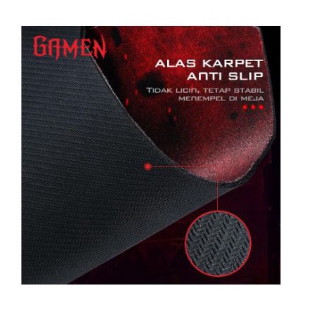 Mouse pad gaming gamen rubber surface 29x25 cm anti slip speed control type gp-x gpx - alas Mousepad mat