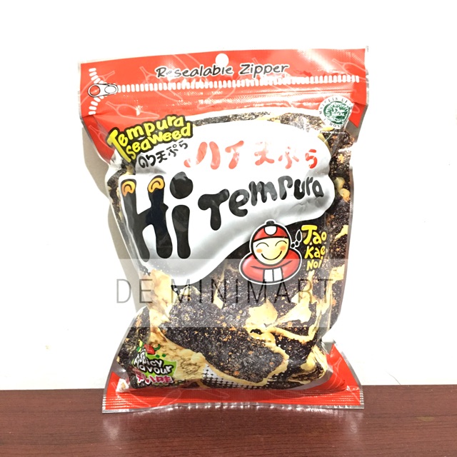 

TAO KAE NOI HI TEMPURA SPICY 40G/SEAWEED SNACK/RUMPUT LAUT TEMPURA