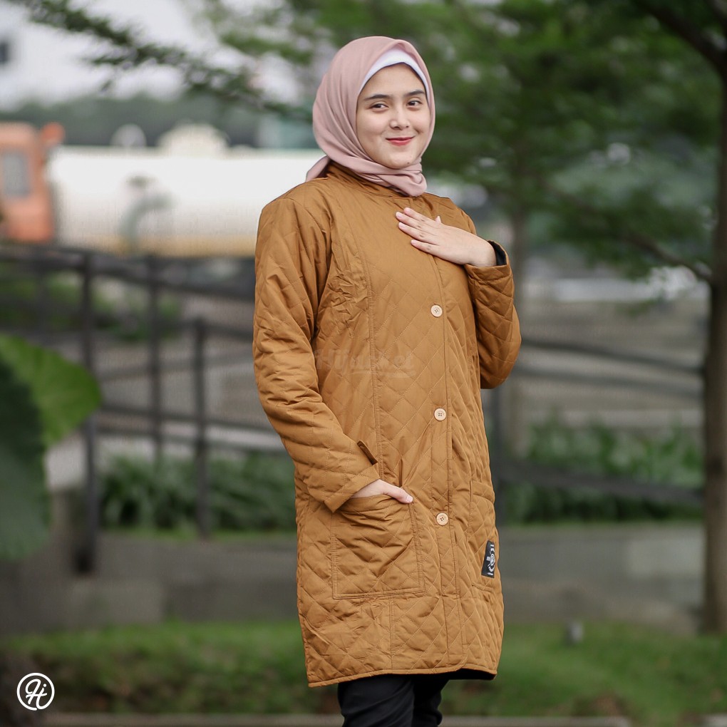 HIJACKET BELVA Jaket Hijabers Muslimah Hoodie Muslim Wanita Jacket PREMIUM-6