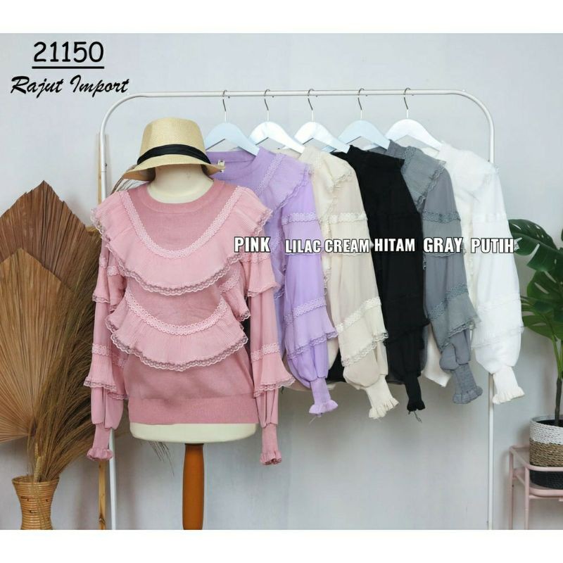 Blouse rajut Premium import