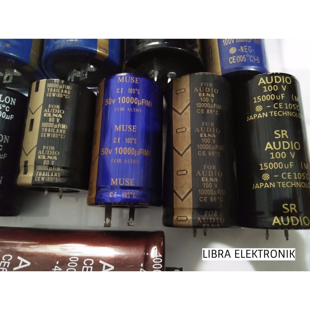 Elco Condensator 10000UF 100V ELNA ASLI