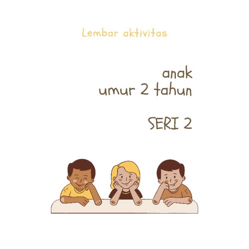 Worksheet Digital Lembar Aktivitas Anak Umur 2 Tahun (PDF)