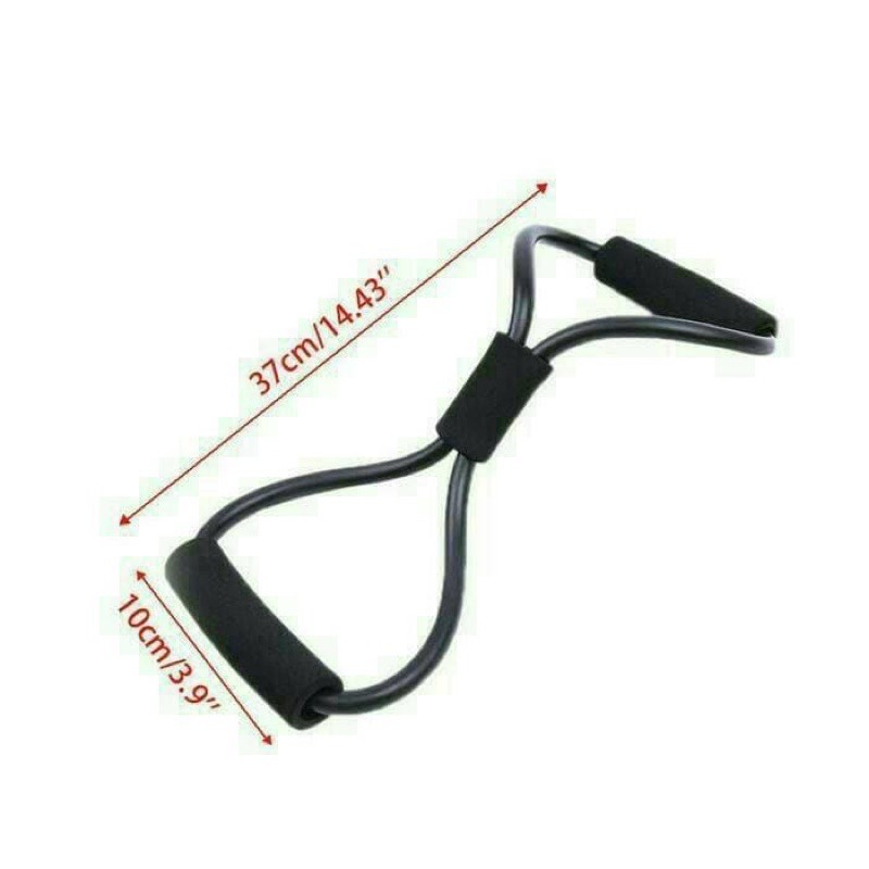 Tali Elastis Yoga Alat Olah Raga Elastic Band Fitness Gym Tali Karet Pilates Stretch Rope