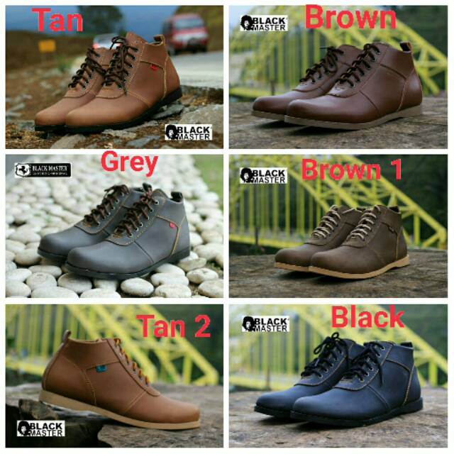 SEPATU BOOT KULIT MURAH ! BLACKMASTER BRODO ORIGINAL