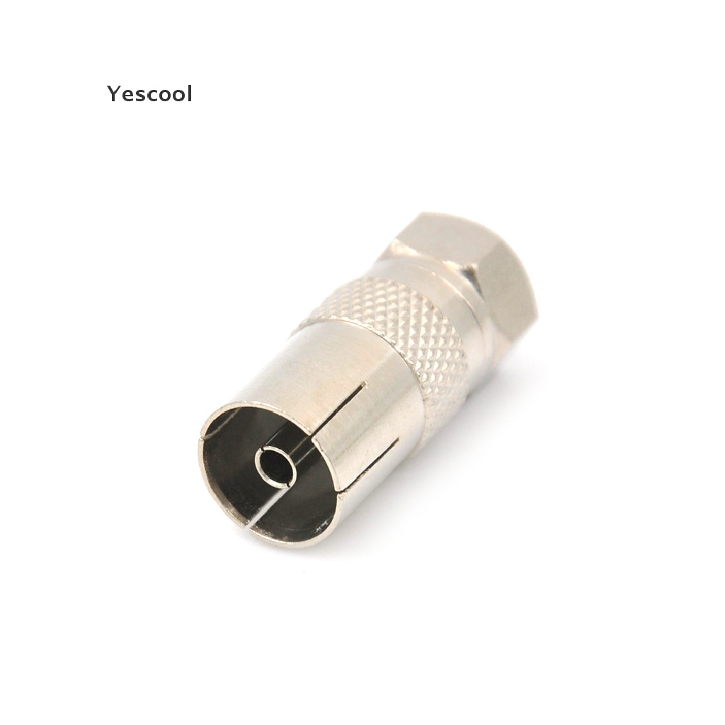 Yescool Adapter Konverter Socket RF Female Ke Tipe F Male