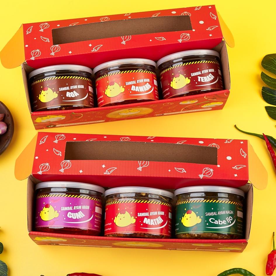 

Terbaru! SAMBAL NAGIH - 3 Sambal Terenak Untuk Hadiah Oleh Oleh Hampers Homemade