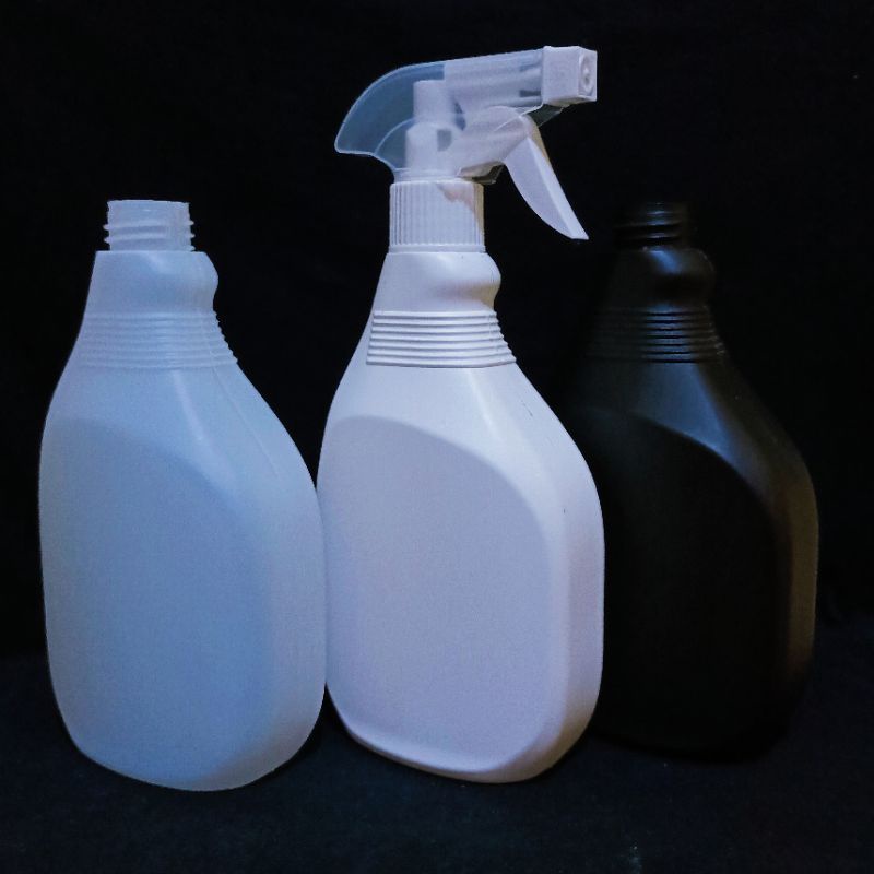 Botol Spray 500ml HDPE / Botol Kispray 500ml / Botol HDPE 500ml Tutup Spray Triger kispray