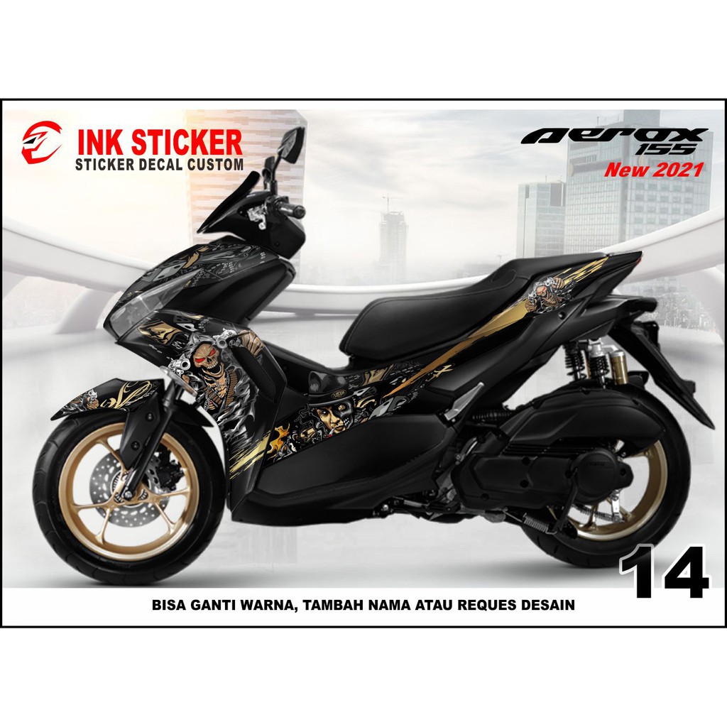 Sticker Decal Aerox 2021 14 Fullbody