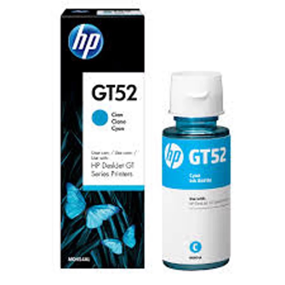 Tinta HP Original GT52 GT 52 Cyan 70ml Tinta Refill