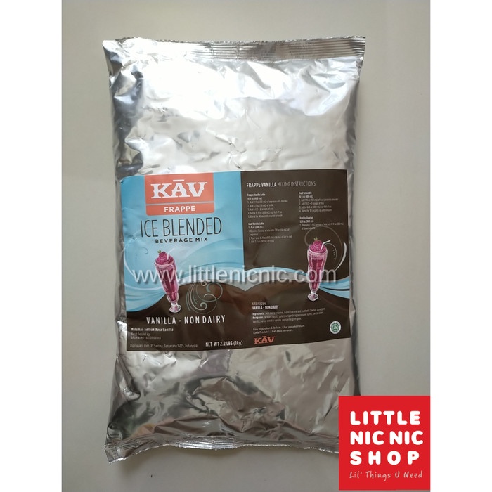 

DISKON - (BISA COD) KAV Vanilla Frappe Ice Blended Beverage Mix bubuk minuman powder