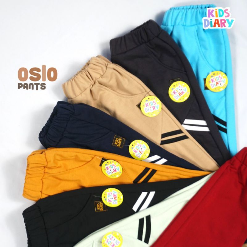 Kids Diary Oslo Pants | Celana Panjang Jogger Anak Unisex 1-12 tahun