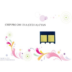 Chip Toner For HP Pro200 Pro 200 M251 M276 131A CF211A CF211 Cyan Biru