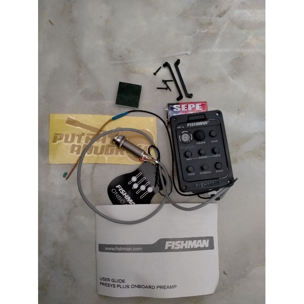 PREAMP GITAR/EQUALISER FISHMAN//FISHMAN BLEND//FISHMAN PRESYS Plus