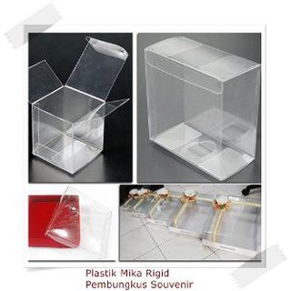 Plastik Mika Rigid Tebal 0 25mm Meteran Kaca  Bening  OPP 