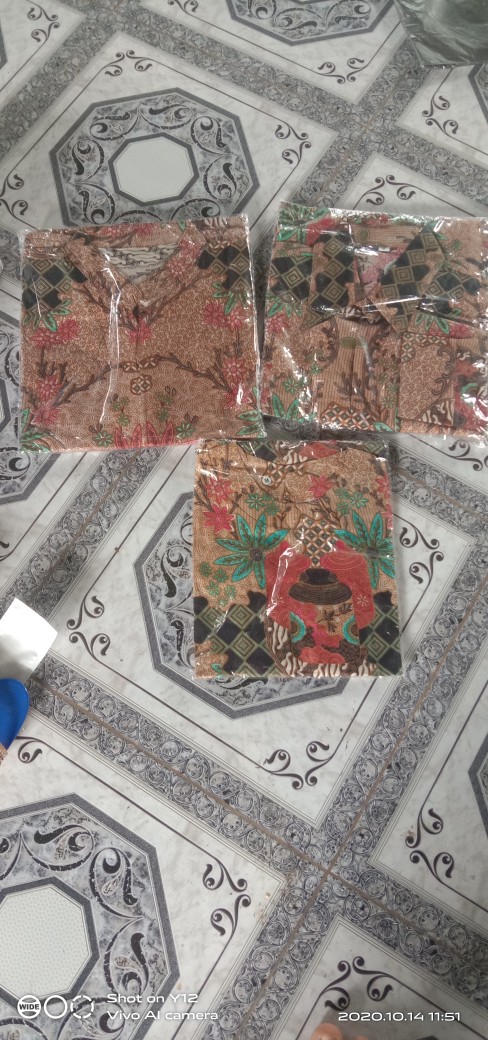 Batik Couple Keluarga Sania Ruffle Ori Ndoro Jowi Dnt Motif Toples