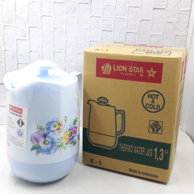 Lion Star K 1 K-1 Teko Thermo Water Jug Eskan Serbaguna 1.3 L 1.3L