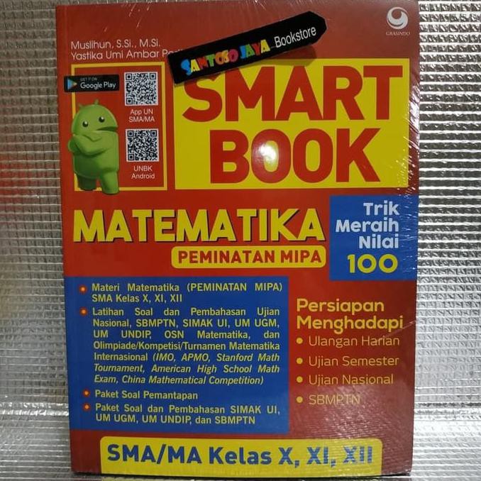 Smart Book Matematika Peminatan Mipa Sma Kelas X Xi Xii Oleh