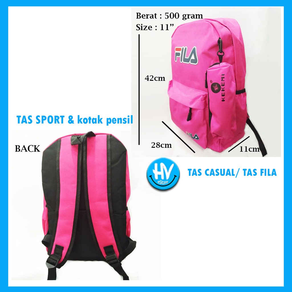 Tas Casual Tas Fila Tas Sport Tas Sekolah Untuk Anak Remaja