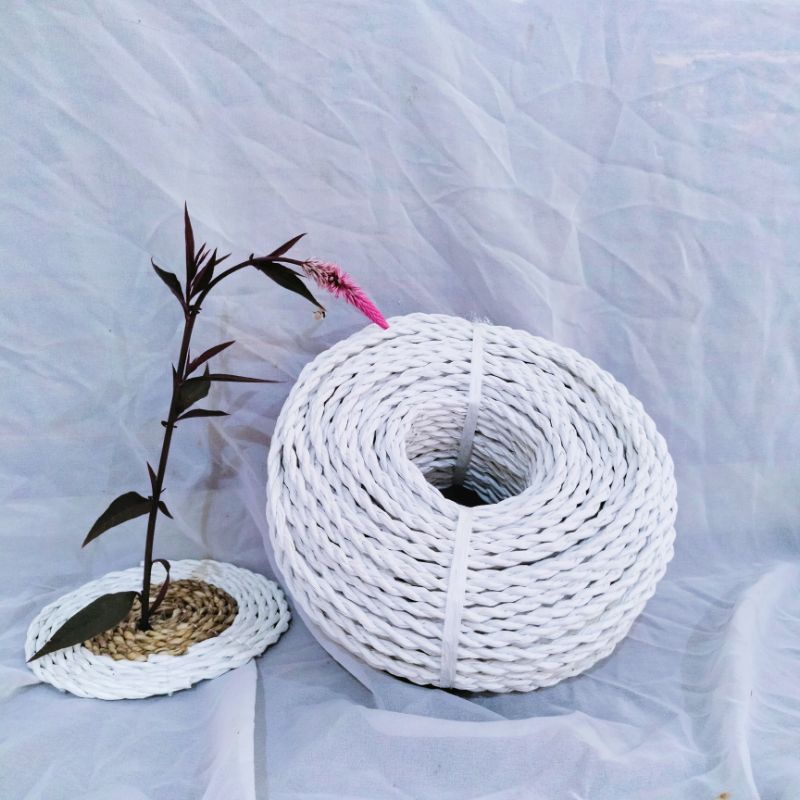 Tali Rafia 5mm 1Kg / Tambang Rafia / Bahan Tali kerajinan / Ulir / rapia / plastik