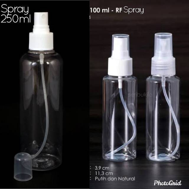 Botol Spray 250 ml 100 ml 250ml 100ml wadah  Hand rub 