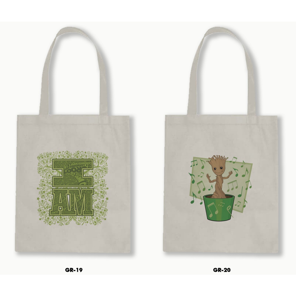 TOTE BAG BLACU - I AM GROOT .01