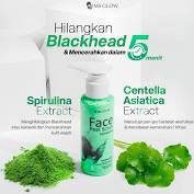 MS GLOW Face Peel Scrub Eksfoliasi Wajah Hilangkan Komedo