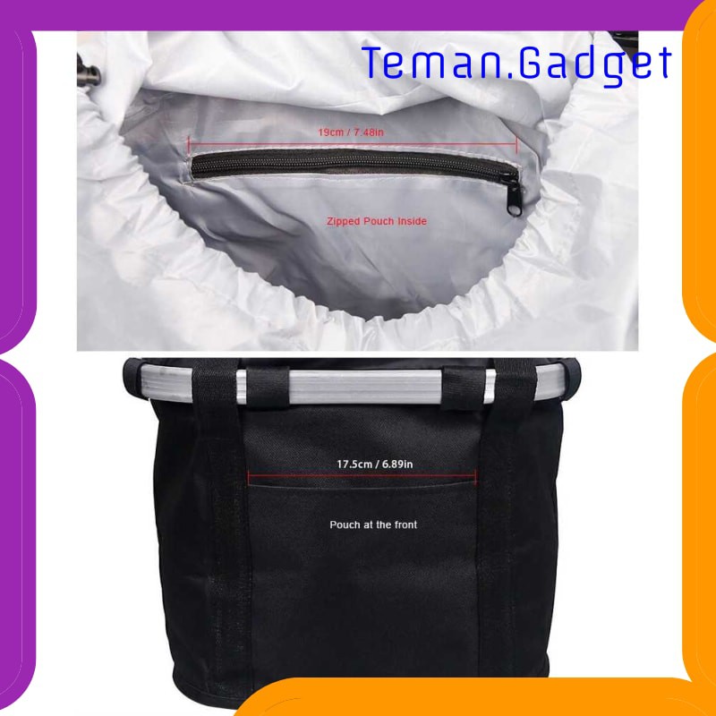 TG-IB479 DEEMOUNT Keranjang Sepeda Strorage Basket Carrying Pouch - BSK-001