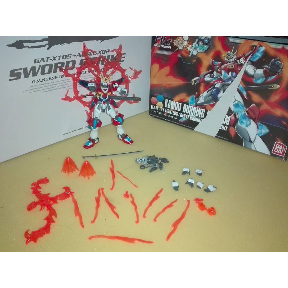 Hg try burning gundam