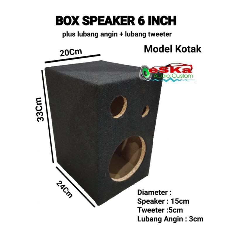 BOX SPEAKER 4inch,5inch dan 6INCH PERSEGI