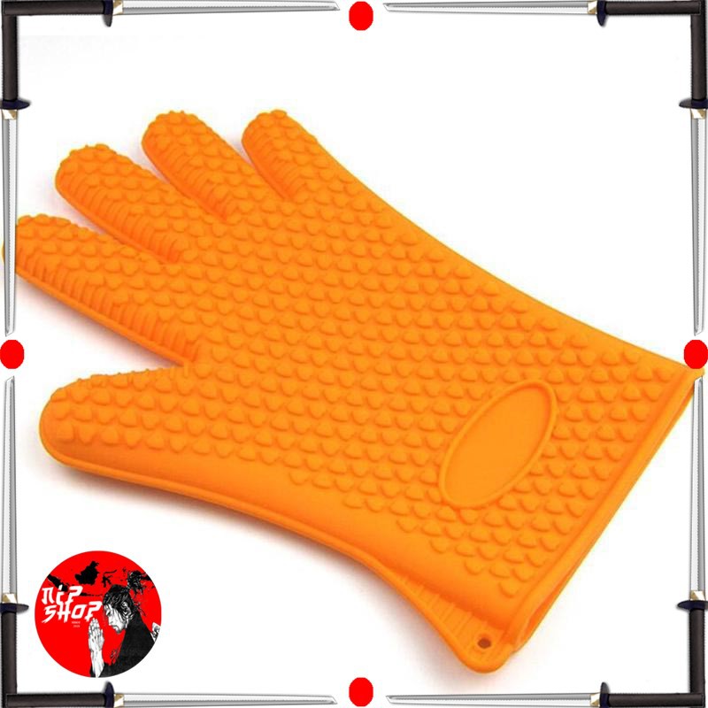 Sarung Tangan Silikon Anti Panas Heat Resistance Kitchen Glove 1 Pcs