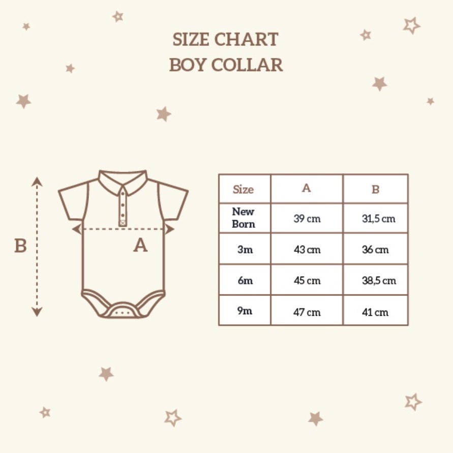 SALE Little Palmerhaus - Boy Girl Collar Bodysuit (Jumper Bayi) 0-9 Bulan Bodysuit Murah Part 2 CBKS