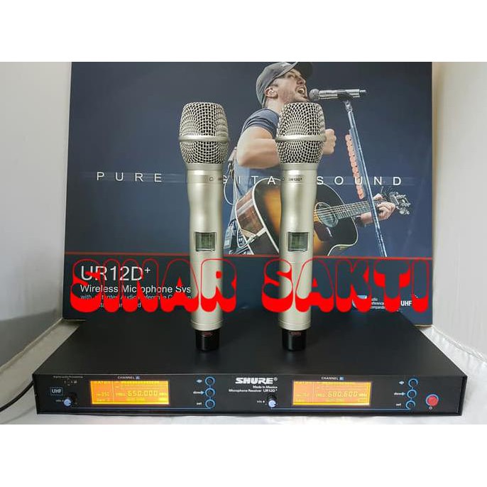 Mic wireless Shure UR 12D