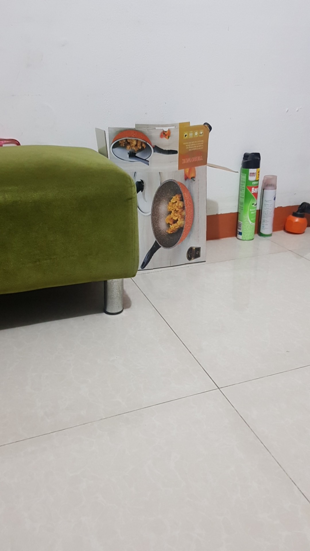 Panci Wajan Anti Lengket Granite Orange New Yeobo 30cm