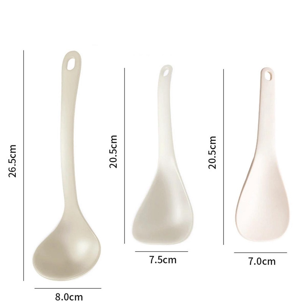 [Elegan] Sendok Sup Peralatan Makan Kue Anti Lengket Rice Paddle