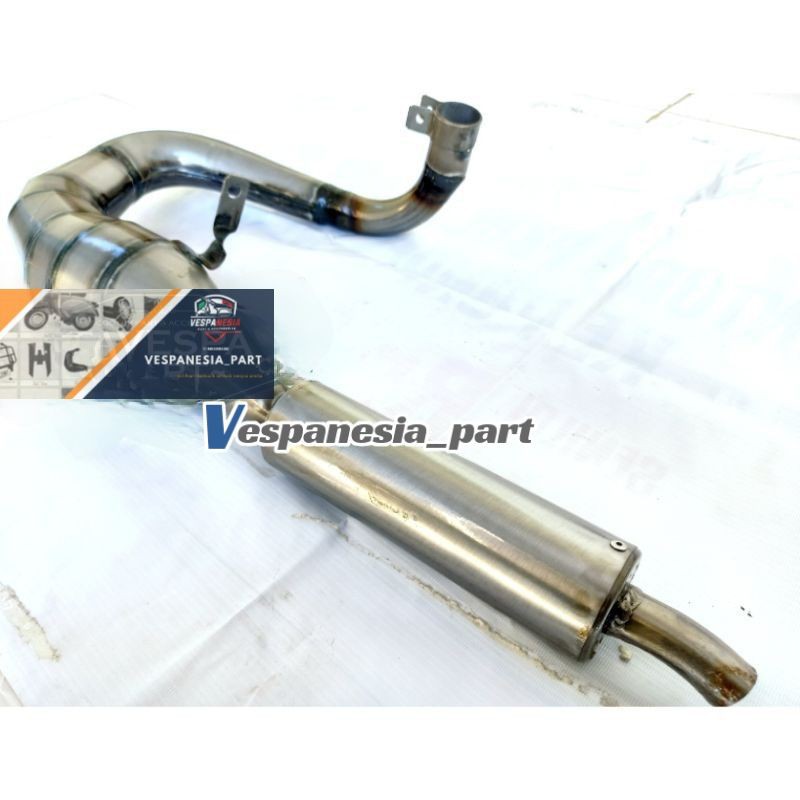 Knalpot Vespa Racing Buangan Kiri