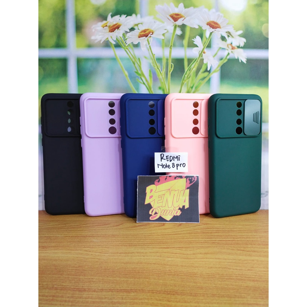 CASE XIAOMI REDMI NOTE 8 PRO / CASE SLIDE MACARON PELINDUNG KAMERA REDMI NOTE 8 PRO - BENUA DUNIA