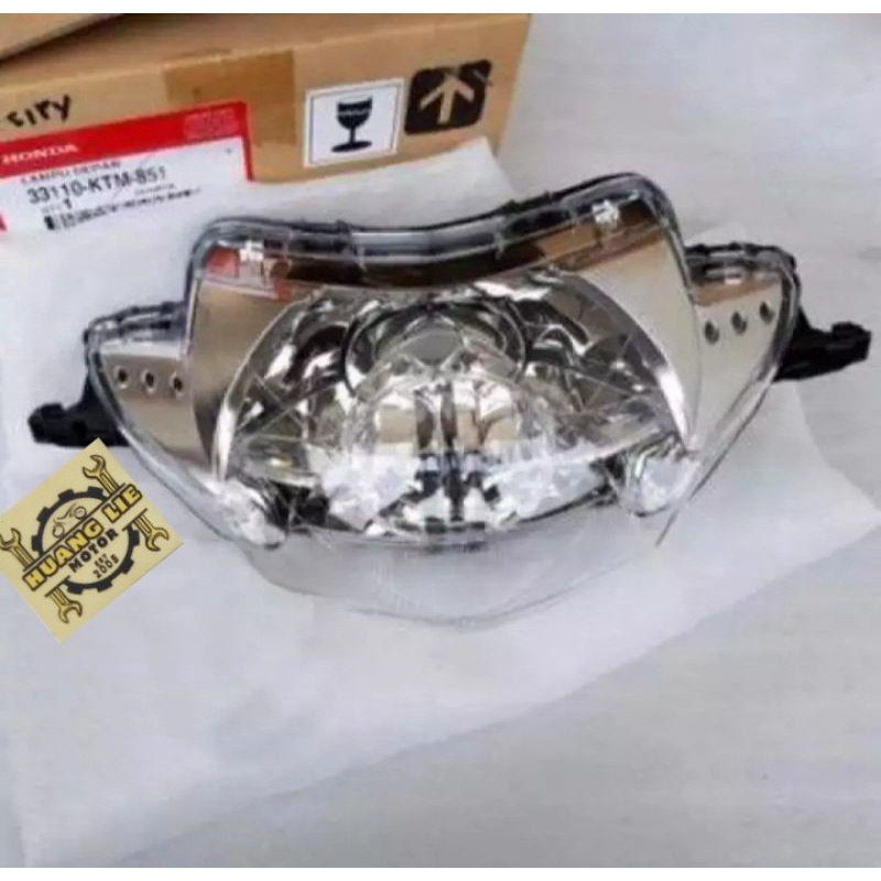 lampu depan reflektor lampu depan honda SUPRA X 125 LAMA merk AHM  33100KTM851