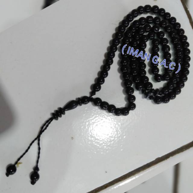 Tasbih batu black limbad 99 butir