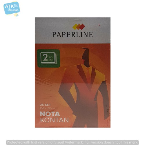 

Buku Nota Kontan Kecil Paperline Ukuran K2 2Ply 2 Rangkap 25