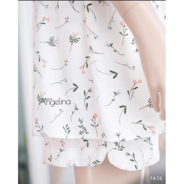 jenna pajamas plumeria by atelier angelina sz M
