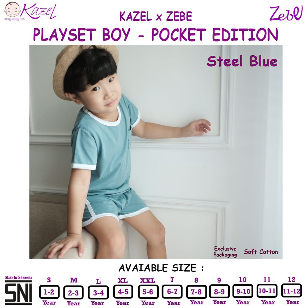 Harga AMBYAR Setelan 0-12 Tahun Kazel Playset Boy - Pocket Edition 1 Trinity CBKS SO